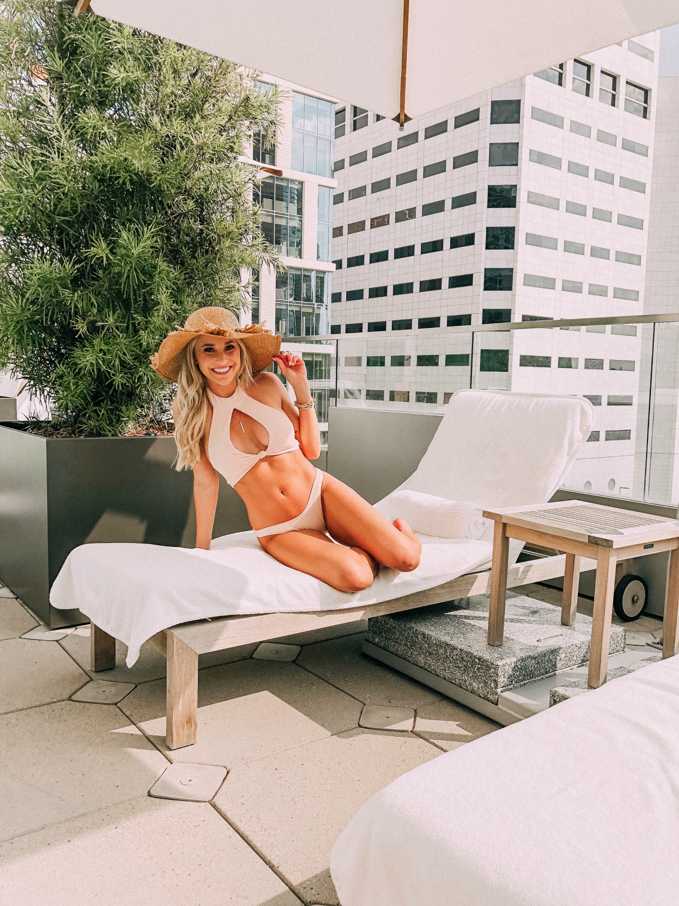 Swimsuit Pool Deck - Dallas Fashion Model, Fashion & Lifestyle Blogger - Peyton Mabry